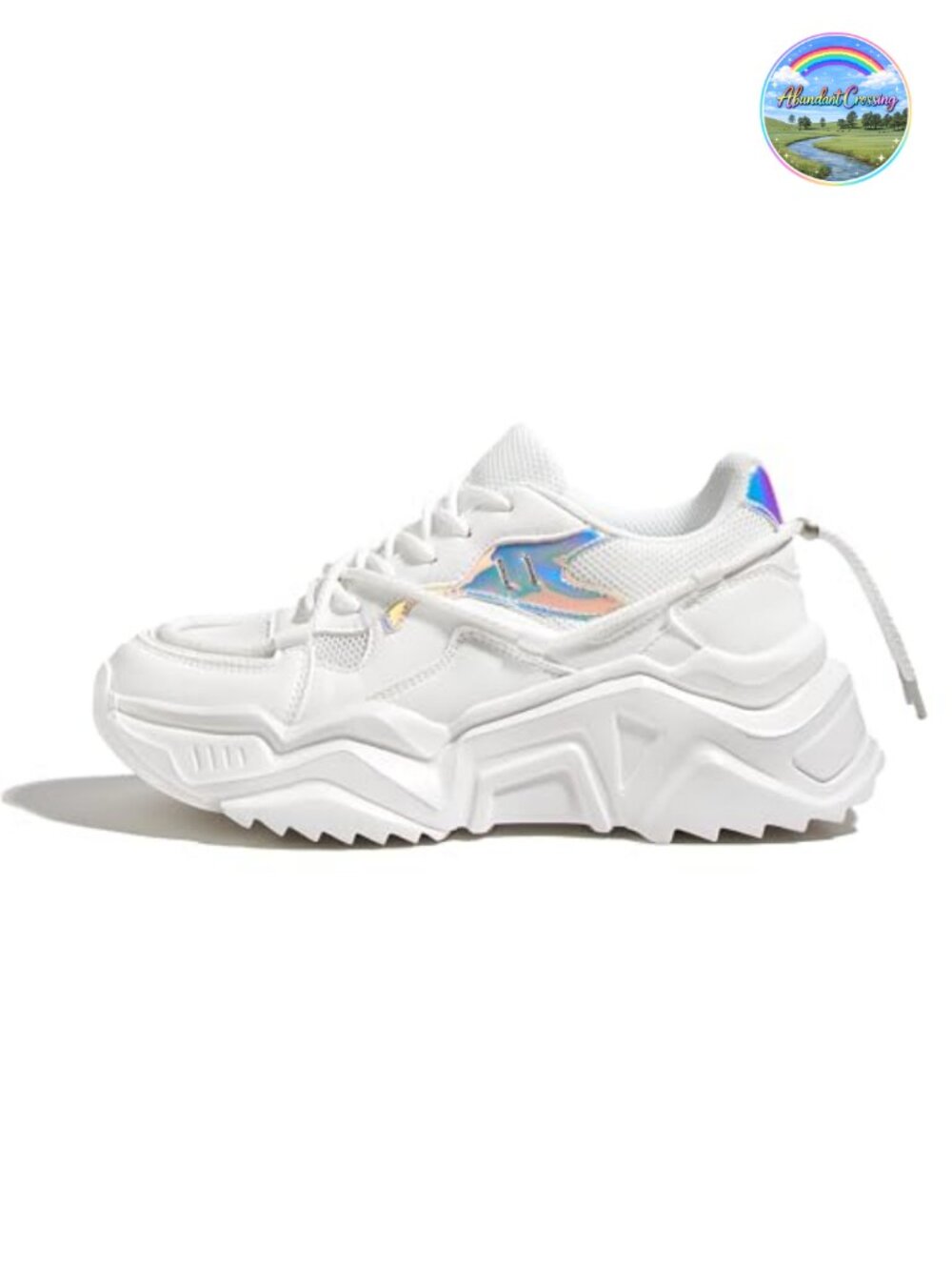 Platform Chunky Dad Sneakers Lace-Up Walking Shoes